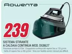 Rowenta - A Caldaia Continua Mod. DG8627