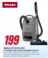 Miele - Aspirapolvere A Traino Con Sacco Guardm 1 Select