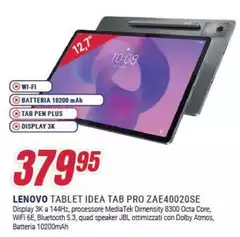 Lenovo - Tabet Idea Tab Pro ZAE40020SE