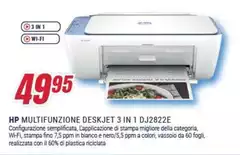 HP - Multifunzione Deskjet 3 In 1 Dj2822e