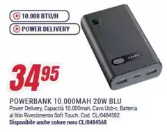 Blu - Powerbank 10.000mah 20w