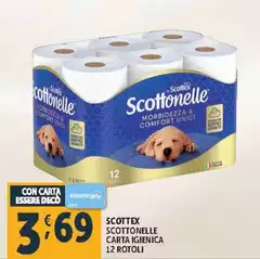 Scottex - Scottonelle Carta Igienica 12 Rotoli