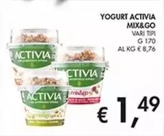 Danone - Yogurt Activia Mix&Go