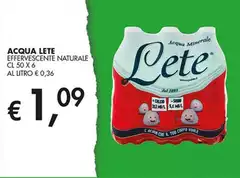 Lete - Acqua  Effervescente Naturale