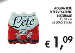 Lete - Acqua  Effervescente Naturale