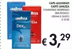 Lavazza - Caps Alluminio Caffè