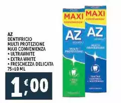Az - Dentifricio Multi Protezione Maxi Convenienza Ultrawhite