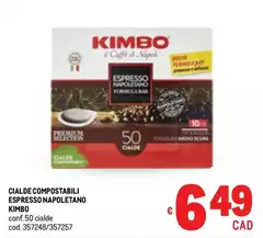 Kimbo - Cialde Compostabili Espresso Napoletano