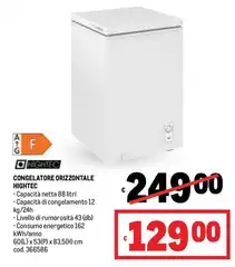 Db - Congelatore Orizzontale