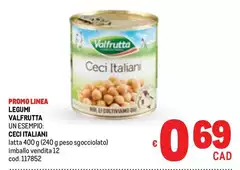 Valfrutta - Ceci Italiani