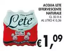 Lete - Acqua  Effervescente Naturale