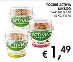 Danone - Yogurt Activia Mix&Go