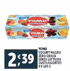 Yomo - Yogurt Magro Zero Grassi Senza Lattosio
