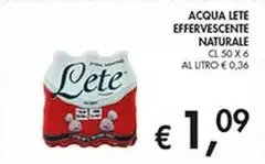 Lete - Acqua  Effervescente Naturale