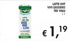 Latte UHT Vivi Leggero
