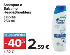 Head & Shoulders - Shampoo O Balsamo