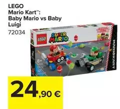 Lego - Mario Kart Baby Mario Vs Baby Luigi