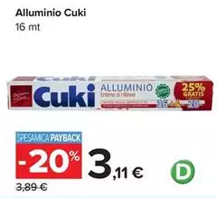 Cuki - Alluminio