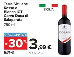 Corvo - Terre Siciliane Rosso O Bianco IGT