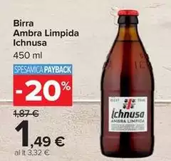 Ichnusa - Birra Ambra Limpida