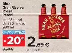 Peroni - Birra Gran Riserva Rossa