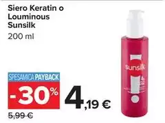 Sunsilk - Siero Keratin O Louminous