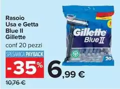 Gillette - Rasoio Usa E Getta Blue Ii