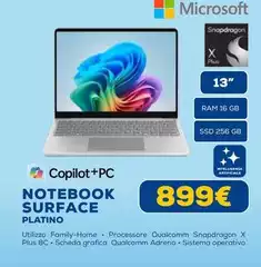 Microsoft - Notebook Surface Platino