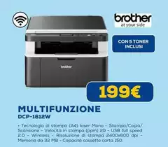 Brother - Multifunzione DCP-1612W