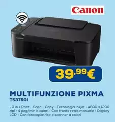 Canon - Multifunzione Pixma Ts37501