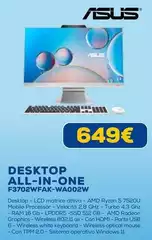 Asus - Desktop All-in-one F31702WFAK-W4002W