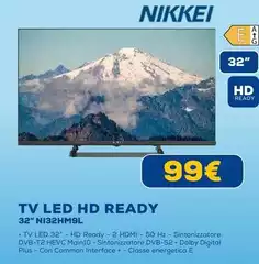 Nikkei - Tv Led Hd Ready 32" N132hm91