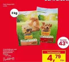 Friskies - Crocchette Per Cani Balancei/Astre, Gratis Less Consorti