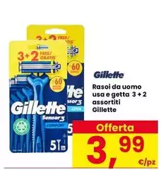 Gillette - Rasoi Da Uomo Usa E Getta 3+2 Assortiti