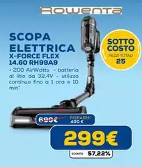 Rowenta - Scopa Elettrica X-Force Flex 14.60 RH99A9