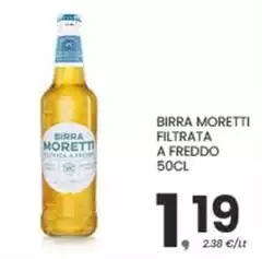 Moretti - Birra Filtrata A Freddo
