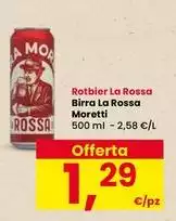 Moretti - La Rossa Birra La Rossa
