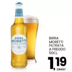 Moretti - Birra Filtrata A Freddo