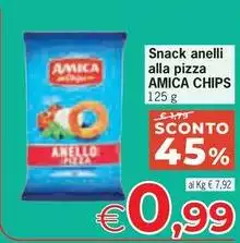 Amica chips - Snack Anelli Alla Pizza