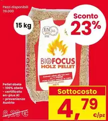 Pellet Abete 100% Abete/ Certificato En En Alu Provenienza Austria