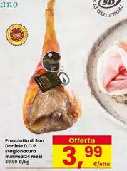 San daniele - Prosciutto Di San Daniele D.O.P. Stagionatura Minima 24 Mesi