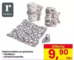 Rubino - Plaid Morbido Con Peluches