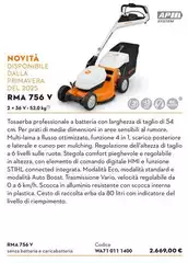 RMA 756 V