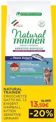 Natural Trainer - Crocchette Gatto Exigent Hairball Kitten Sensitive Urinary