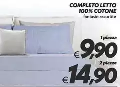 Completo Letto 100% Cottone