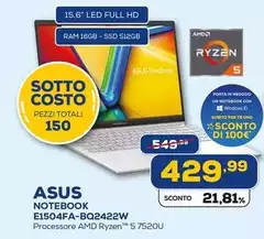 Asus - Notebook E1504FA-BQ2422W