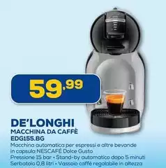 De Longhi - Macchina Da Caffè EDG155.BG
