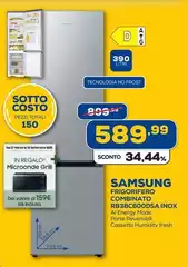 Samsung - Frigorifero Combinato Rb38t6690dsa Inox
