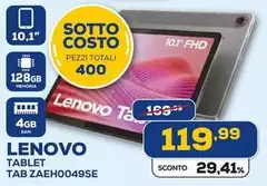 Lenovo - Tablet Tab ZAEH0049SE