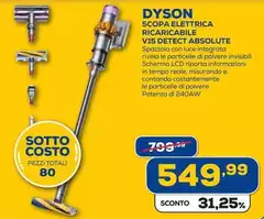Dyson - Scopa Elettrica Riricabile V15 Detect Absolute